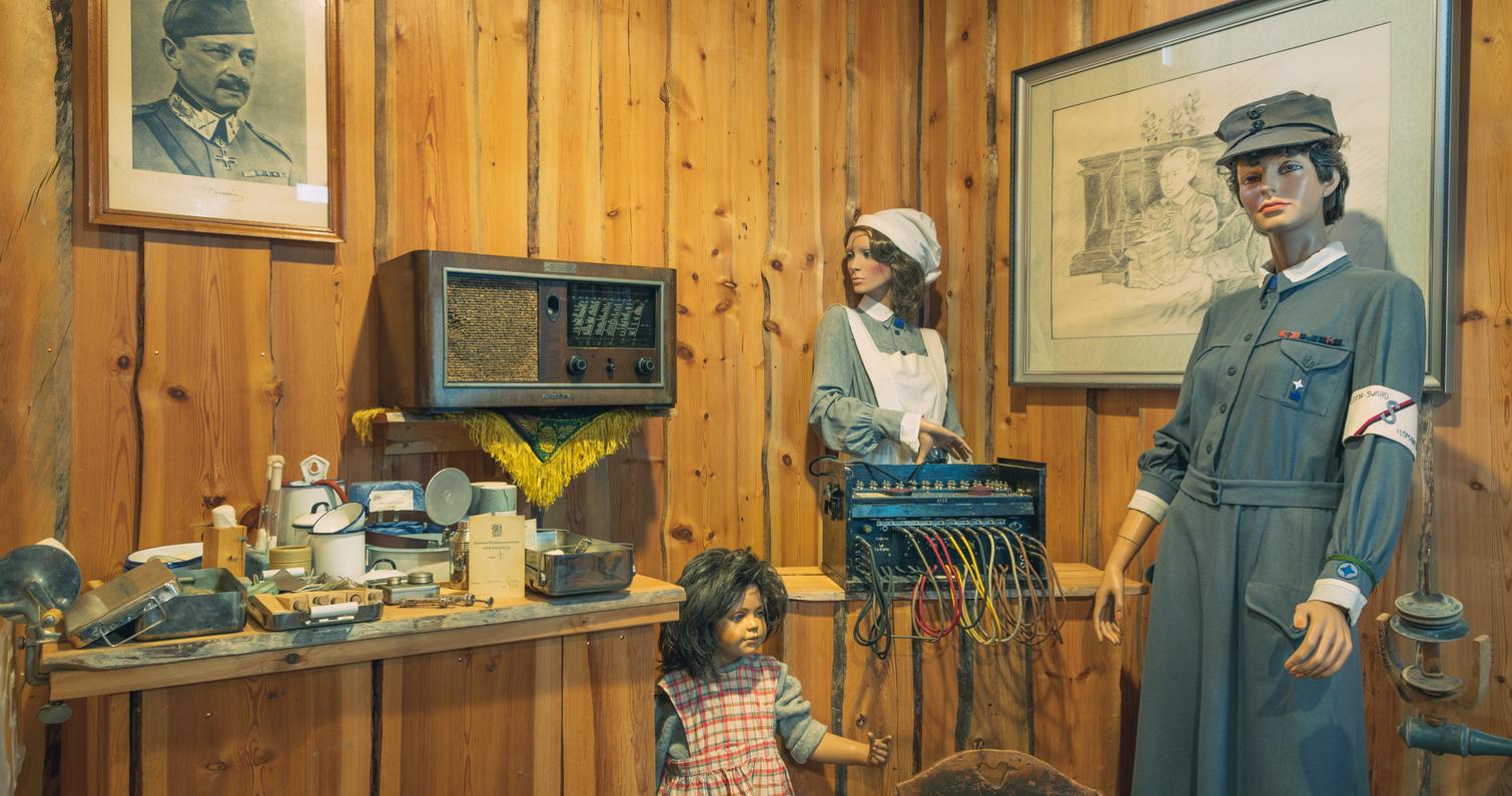 Das Haus des K&auml;mpfers is ein Ausstellung zur 1939-1945 Milit&auml;rgeschichte von Ilomantsi, Finnland und Sammlung von Feldwaffen.