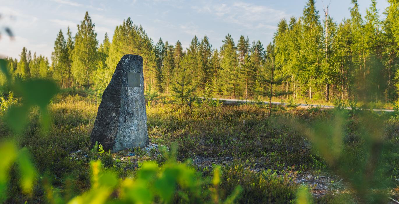 Tervaruukki Kriegsdenkmal in Ilomantsi, Finnland.