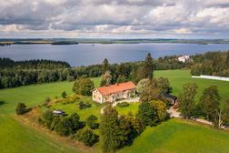 Dass Kleine Pfarrhaus in Ilomantsi, Finnland.