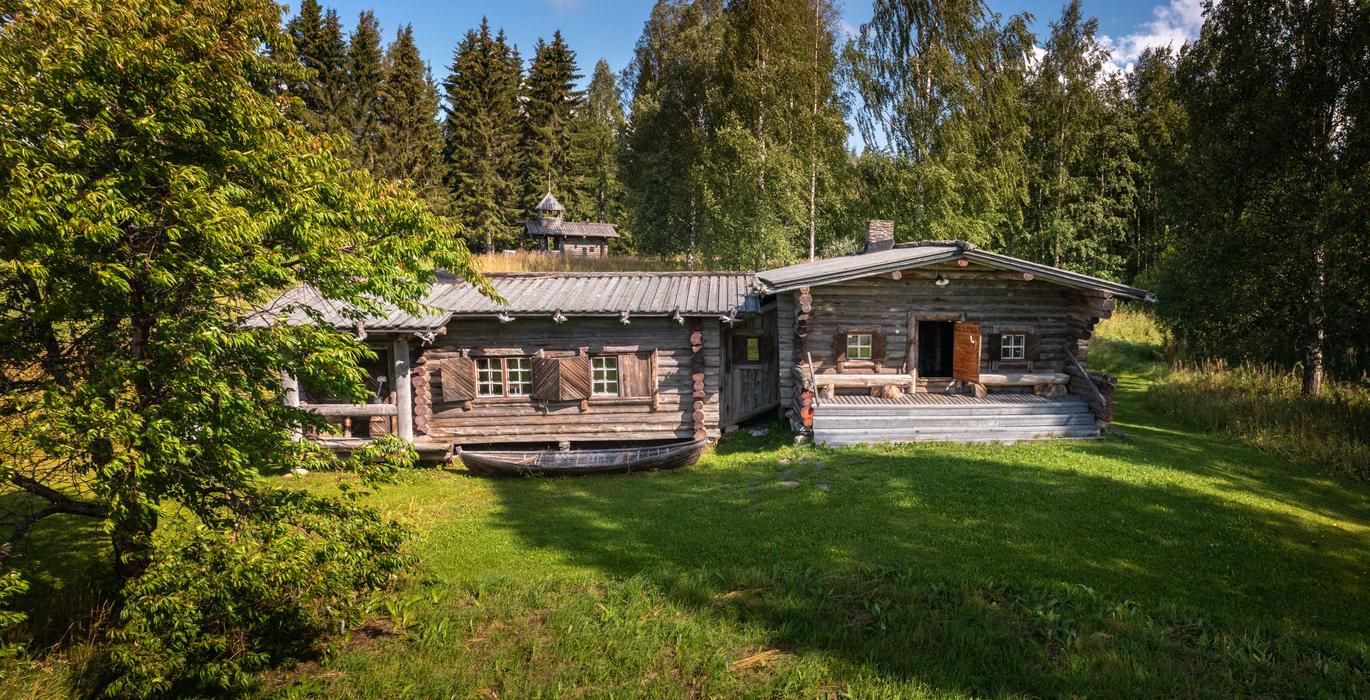 Die Hütte des Grenzgenerals, Wohn- und Hauptquartier von Generalmajor Erkki Raappana, Kommandeur der 14. Division in Rukajärvi, 1941-1944.