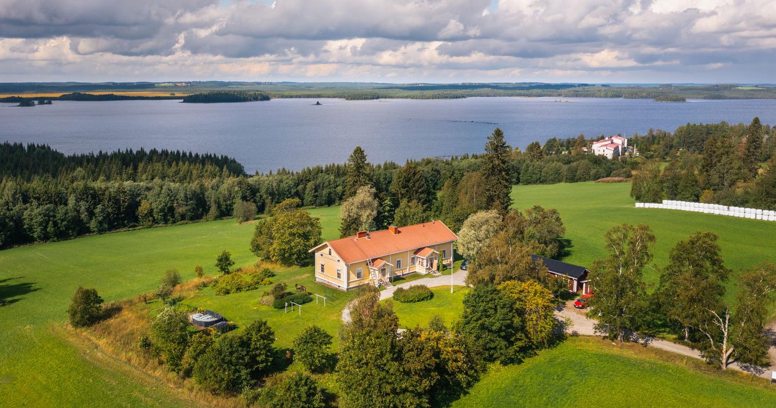 Dass Kleine Pfarrhaus in Ilomantsi, Finnland.