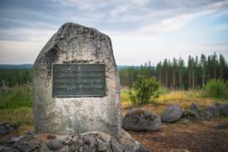 Winter- und Fortsetzungskrieg Gedenkstätte in Palovaara, Ilomantsi, Finnland.