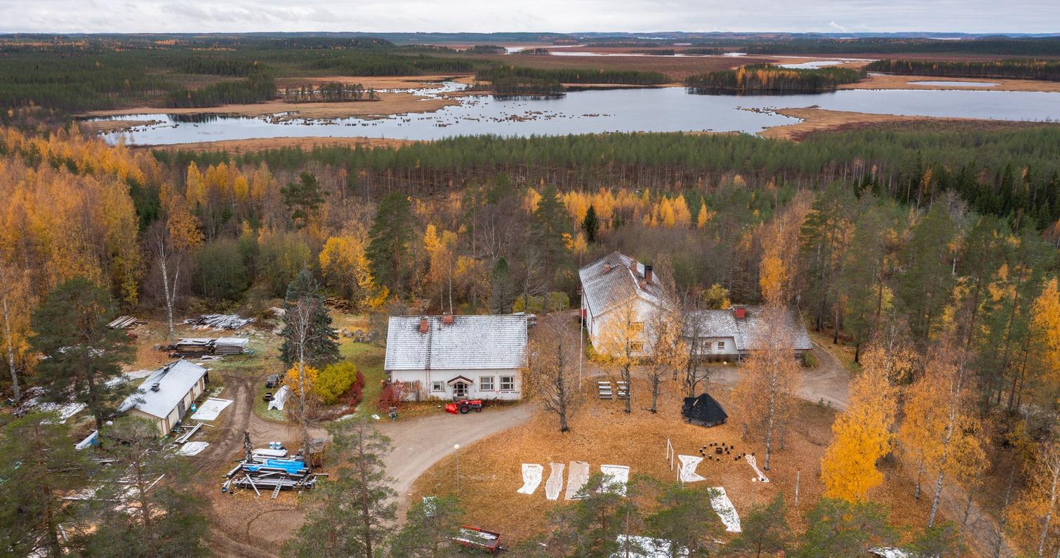 Former Käenkoski schoolhouse in Ilomantsi, Finland.