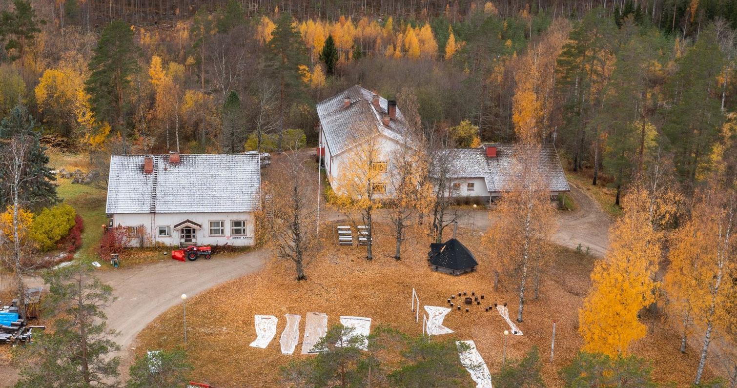 Old Käenkoski schoolhouse in Ilomantsi, Finland.