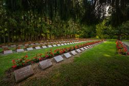 Die Soldatenfriedhof in Ilomantsi Kirchdorf.
