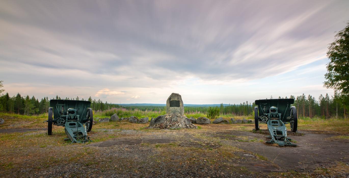 Paloivaara memorial site to units that fought in Ilomantsi 1939-44.i.