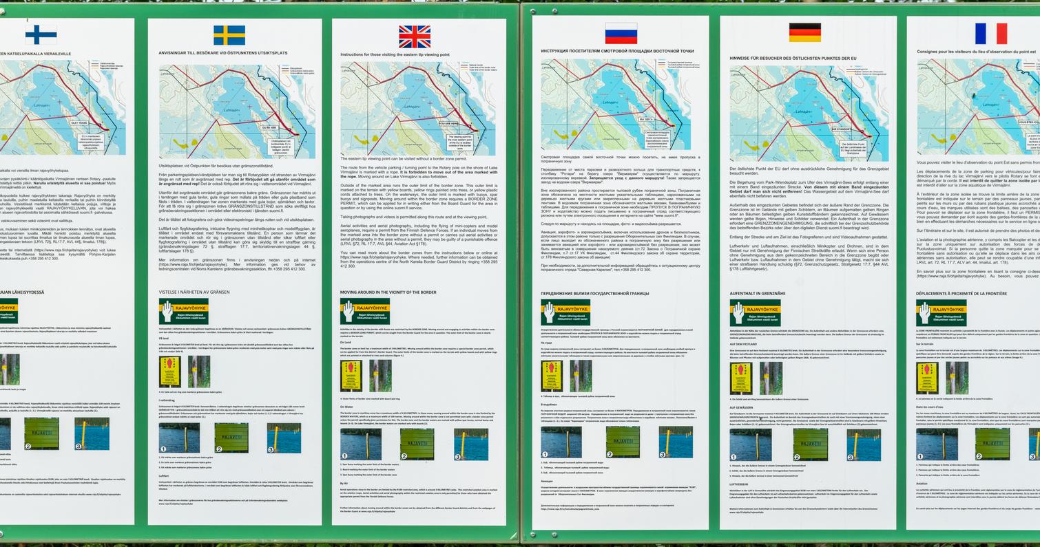 Hinweise f&uuml;r Besucher Der &ouml;stlichste Punkt Finnlands und des europ&auml;ischen Festlands.