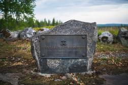 Winter- und Fortsetzungskrieg Gedenkstätte in Palovaara, Ilomantsi, Finnland.
