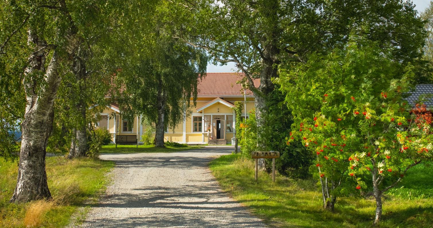 Dass Kleine Pfarrhaus in Ilomantsi, Finnland.
