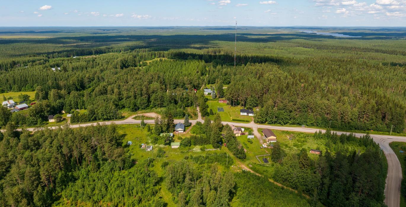 Kriegsstrasse Ilomantsi, Finnland: Dorf Lehtovaara.