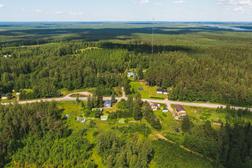 Road to Hattuvaara at Lehtovaara village in Ilomantsi, Finland